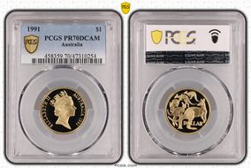 1991 $1 PR70DCAM