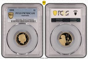 2000 $2 PR70DCAM
