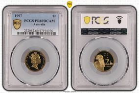 1997 $2 PR69DCAM