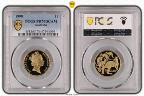 1998 $1 PR70DCAM