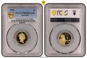 1988 $2 PR69DCAM