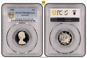 1980 10C PR70DCAM