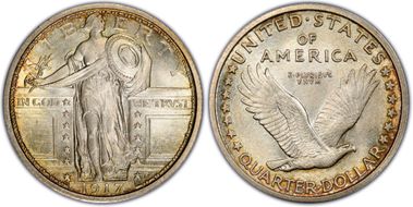 1917 25C Type 1 MS66FH