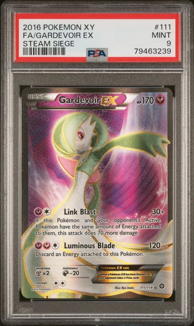 Card Gardevoir-EX 111/114 da coleção Steam Siege