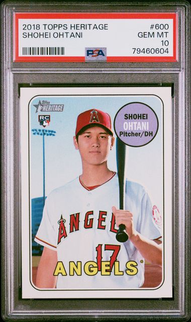 2018 Topps Update Us285 Shohei Ohtani Rookie Card – PSA GEM MT 10 on Goldin  Auctions