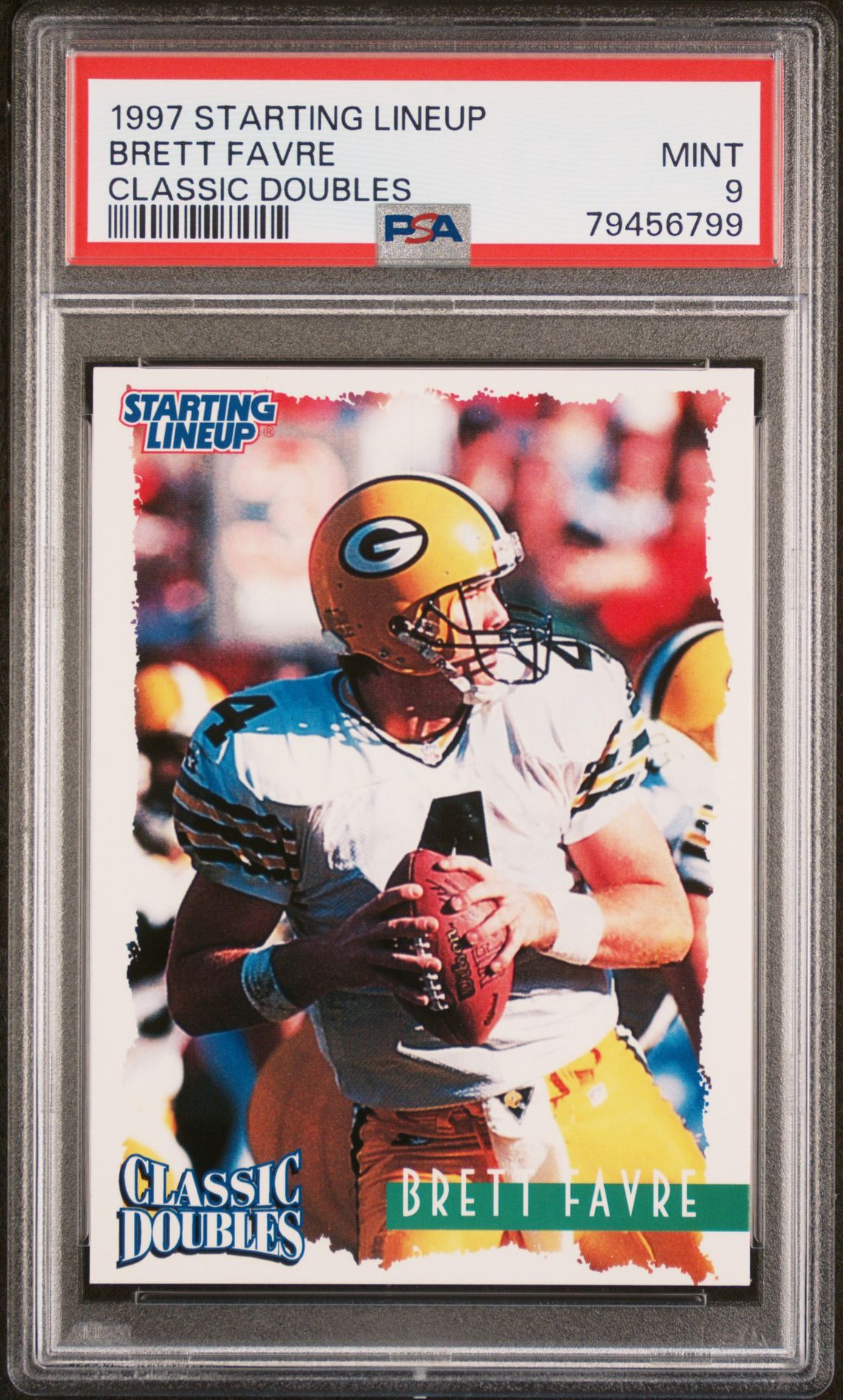1997 Classic KENNER STARTING LINEUP CLASSIC DOUBLES Brett Favre front