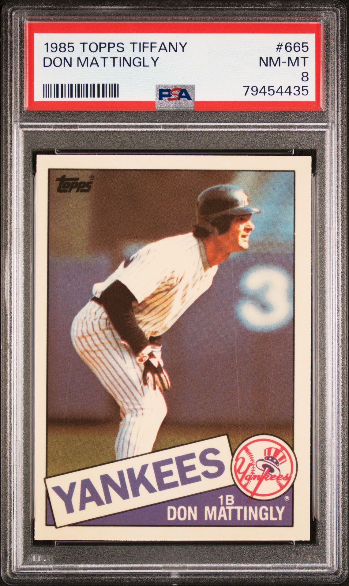 1985 Topps #665 Don Mattingly front