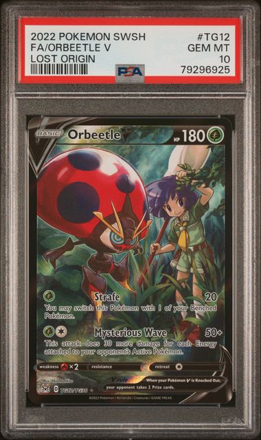 2022 Pokemon SWSH Lost Origin # 130 Giratina V PSA 10 Card! GEM