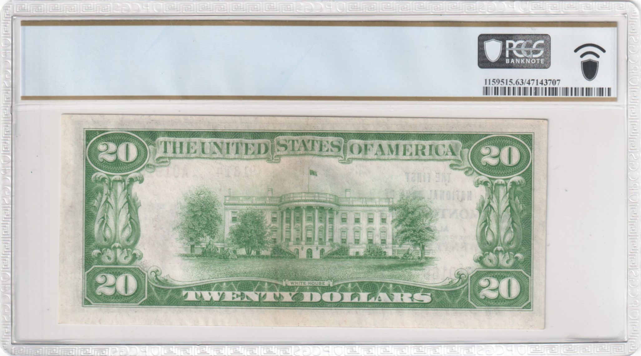 PCGS Certificate Verification Banknote Details For Cert #47143707