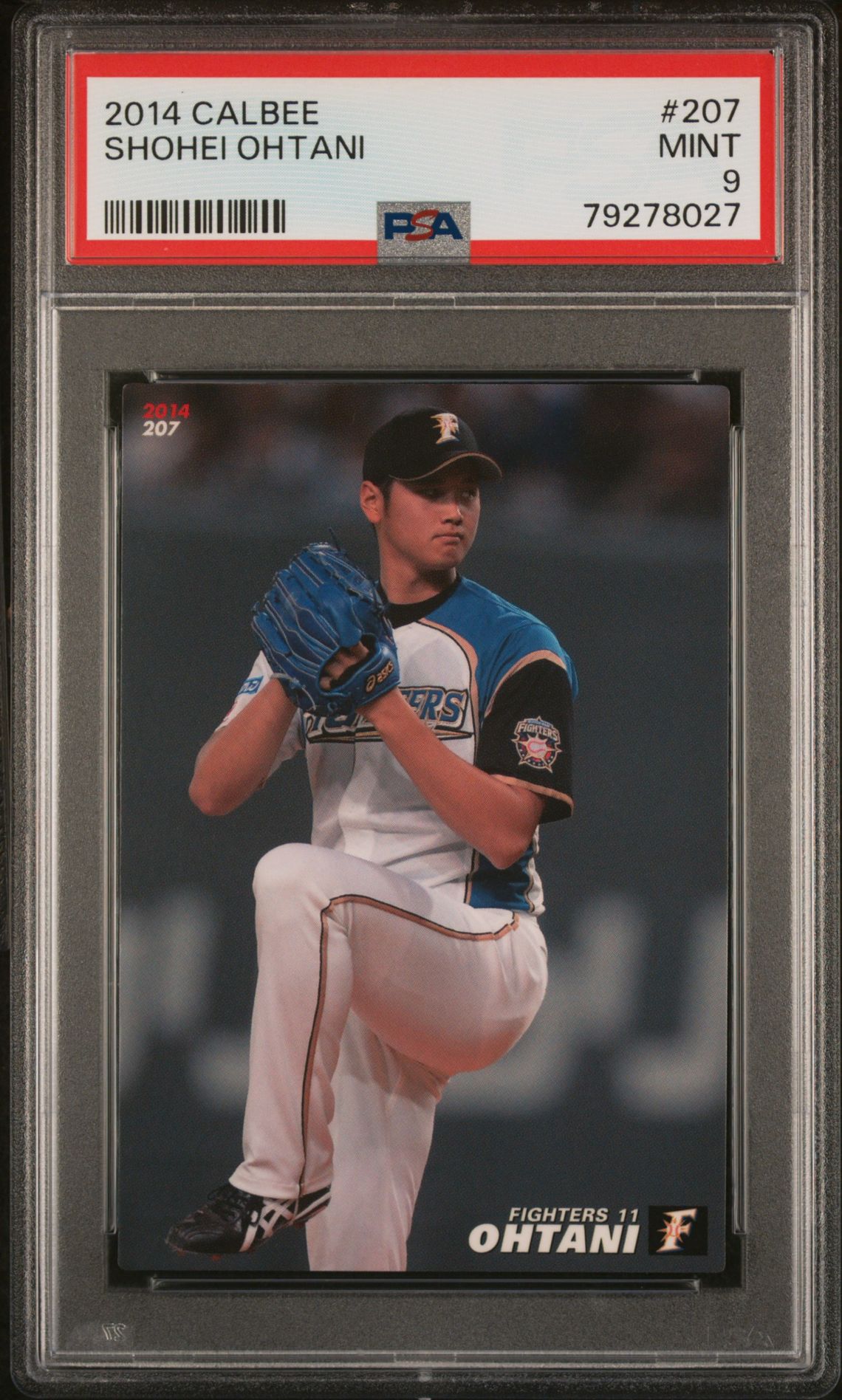 2014 CALBEE #207 Shohei Ohtani front