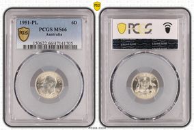 1951-PL 6D MS66