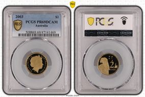 2003 $2 PR69DCAM