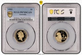 1993 $2 PR70DCAM