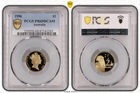 1996 $2 PR69DCAM