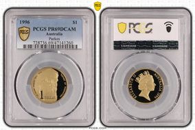 1996 $1 Parkes PR69DCAM