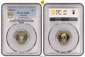 2022-C $2 Peacekeeping Colorized MS68