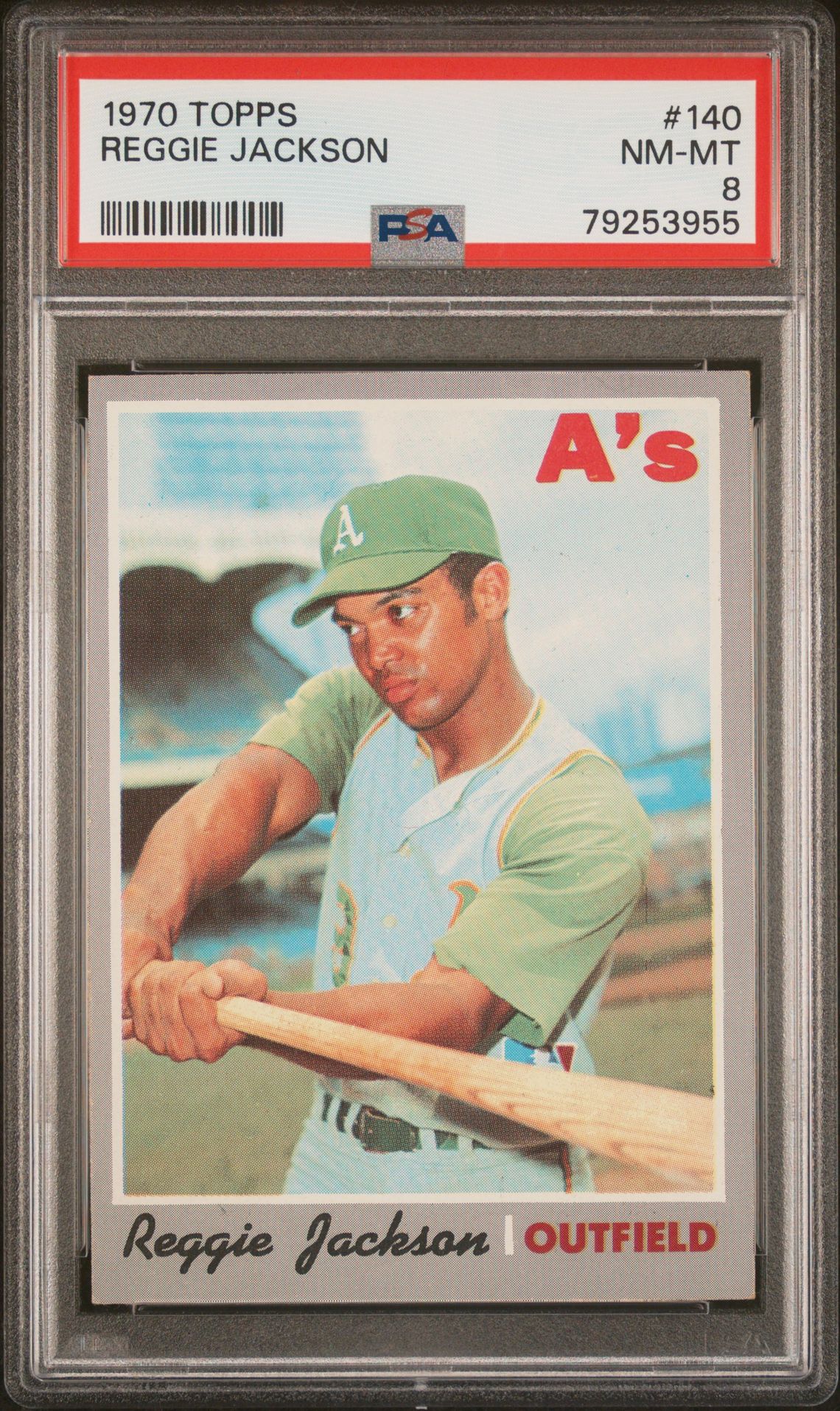 1970 Topps TOPPS #140 Reggie Jackson front