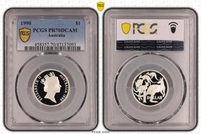 1990 $1 PR70DCAM