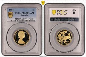 1984 $1 PR69DCAM