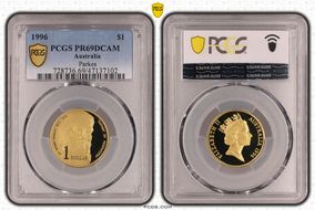 1996 $1 Parkes PR69DCAM