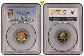 2022 $2 Honey Bee Colorized MS65