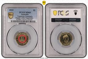 2023 $2 Vegemite Centenary Colorized Happy Little Vegemites MS64