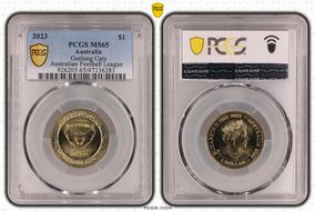 2023 $1 Geelong Cats Australian Football League MS65