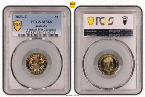 2023-C $2 Vietnam War Colorized MS68