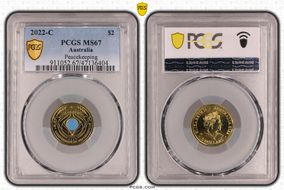 2022-C $2 Peacekeeping Colorized MS67