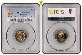 2023-C $2 Vietnam War Colorized MS70