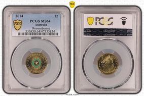 2014 $2 Remembrance - Colorized MS64