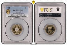 2022 $2 Frontline Workers Colorized MS65