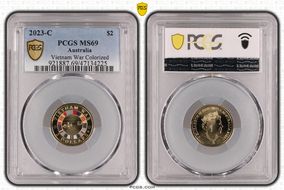 2023-C $2 Vietnam War Colorized MS69