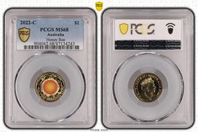 2022-C $2 Honey Bee Colorized MS68