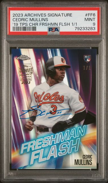 2023 Topps Archives Signature Series 2019 Topps Chrome Freshman