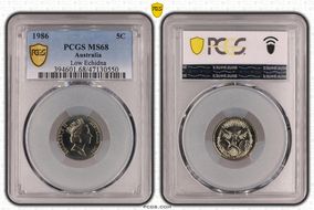 1986 5C Low Echidna MS68