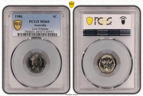 1986 5C Low Echidna MS69