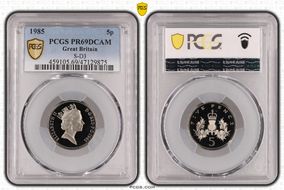 1985 5p S-D3 PR69DCAM