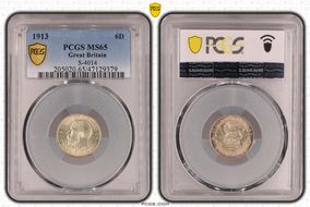 1913 6D S-4014 MS65