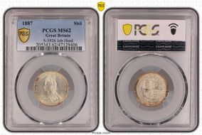 1887 Shil S-3926 Jubilee Head MS62