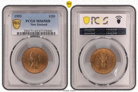 1953 1/2D KM-23.1 MS65RB