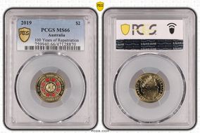 2019 $2 100 Years of Repatriation Colorized MS66