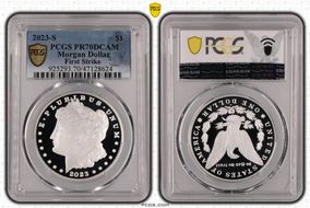 2023-S $1 Morgan Dollar First Strike PR70DCAM