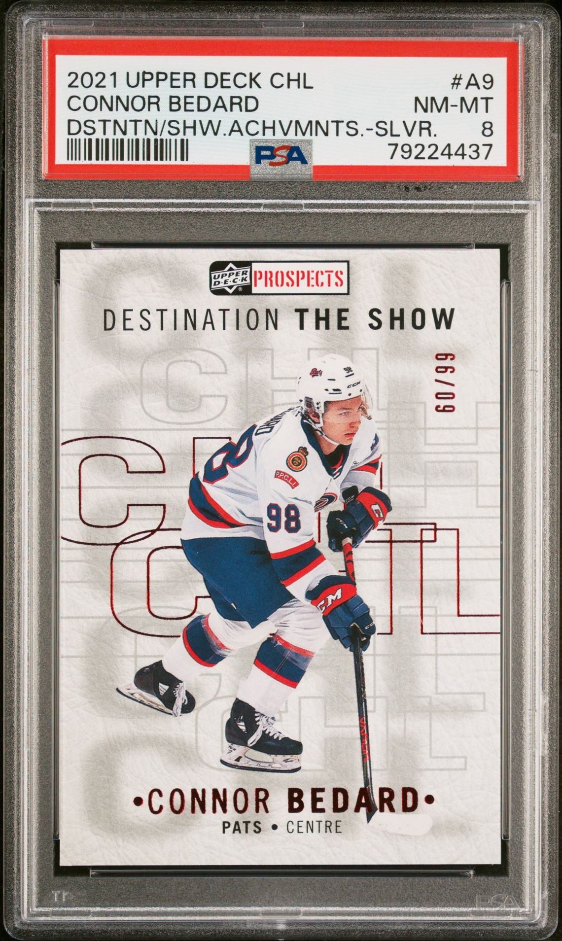 2021 Upper Deck Upper Deck Chl Destination The Show Achievements #A9 Connor Bedard front