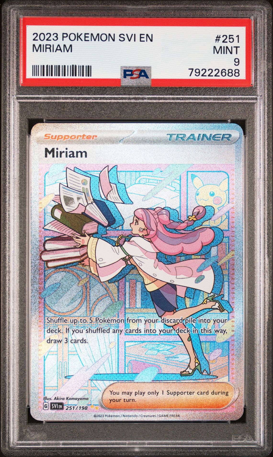 2023 Pokemon POKEMON SVI EN-SCARLET & VIOLET SPECIAL ILLUSTRATION RARE #251 Miriam front