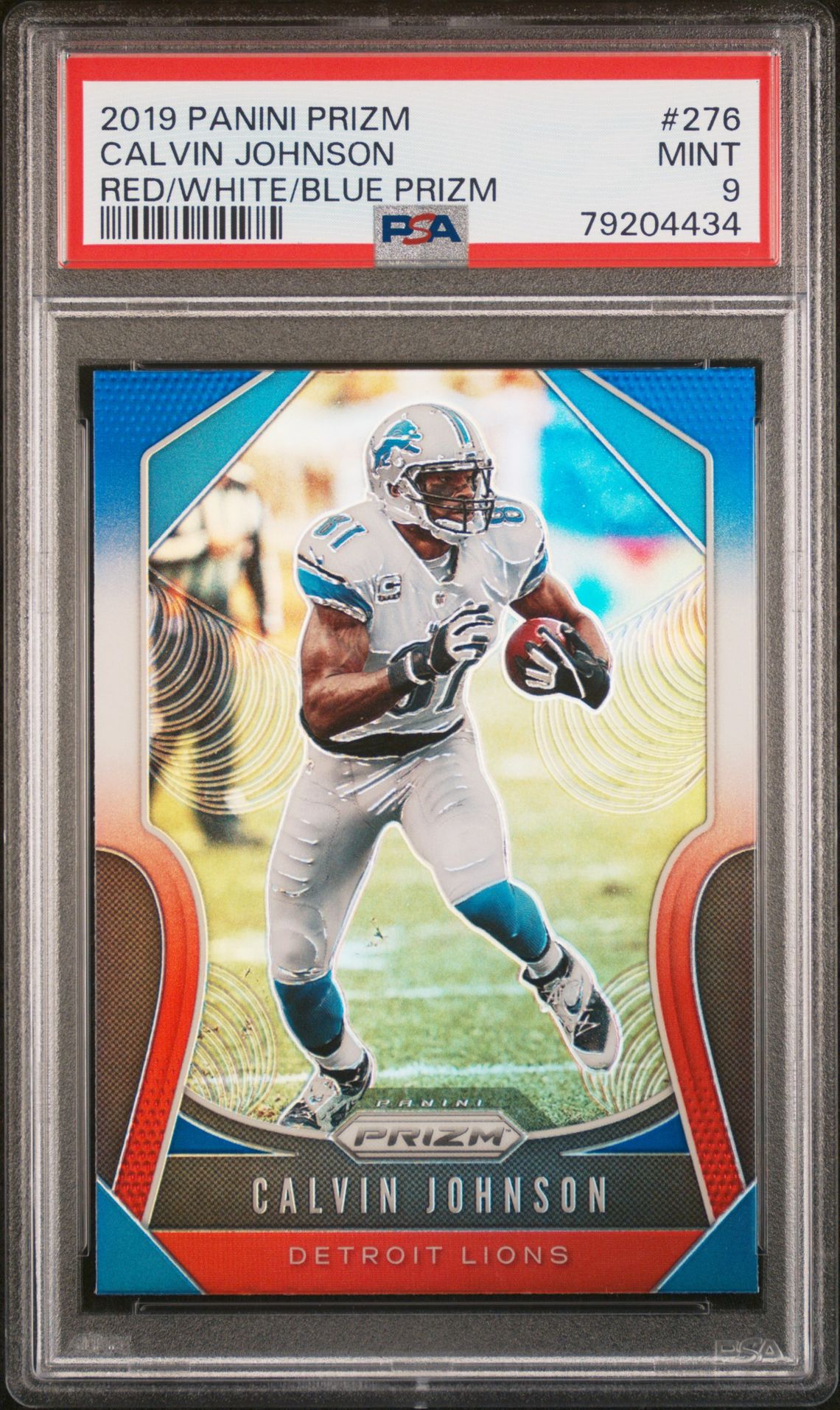 2019 Panini PANINI PRIZM RED/WHITE/BLUE PRIZM #276 Calvin Johnson front