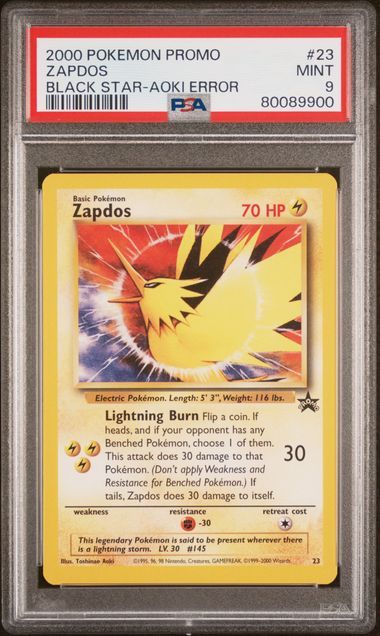 2000 Pokemon Black Star Promo Aoki Error PSA GEM MT 10-Graded Collection (3  Different) - Includes Articuno, Zapdos, Moltres on Goldin Auctions