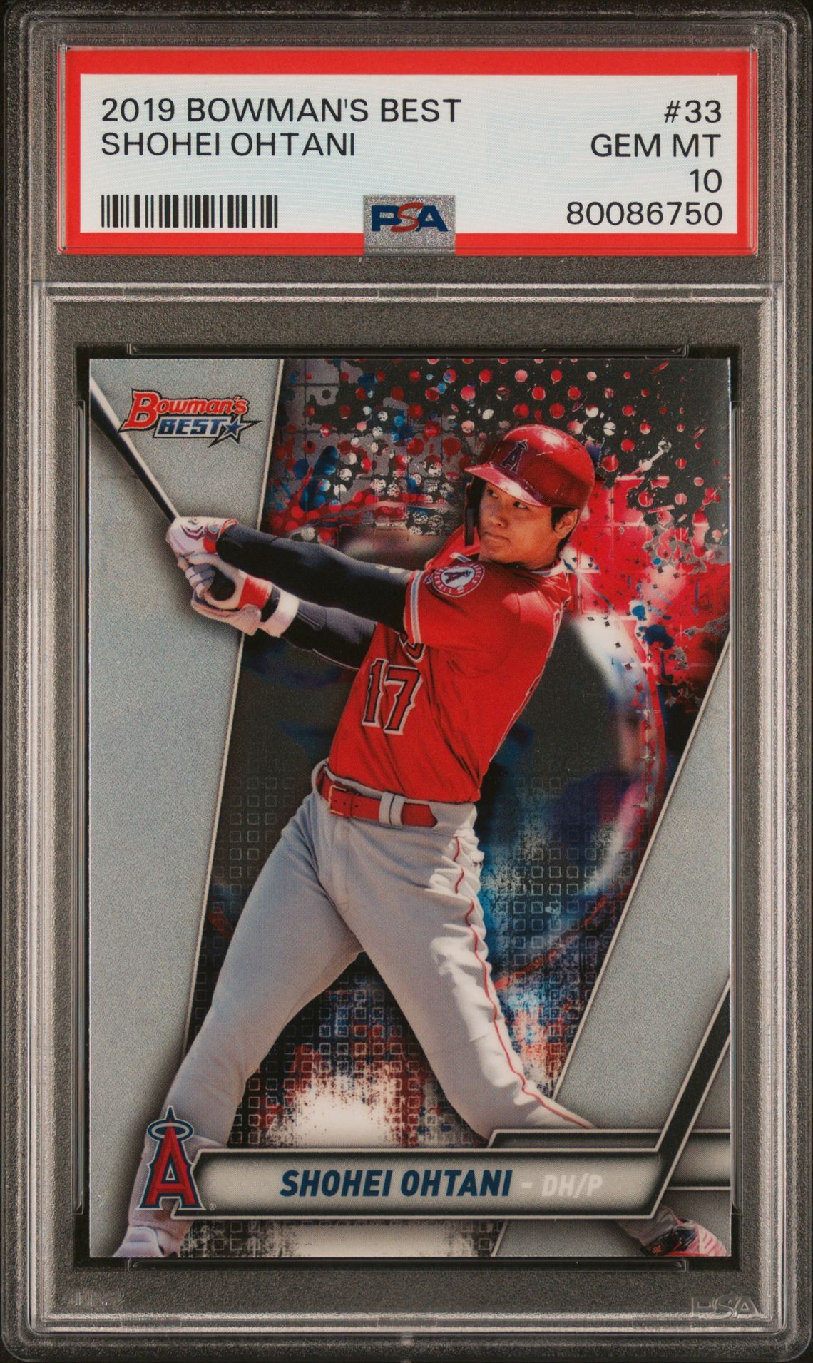 2019 Bowman BOWMAN'S BEST #33 Shohei Ohtani front