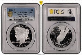 2023-S $1 Peace Dollar First Strike PR70DCAM