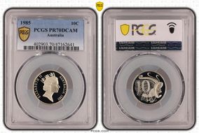 1985 10C PR70DCAM